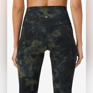 Lululemon Align™ High-Rise Pant 25” Diamond Dye Graphite Grey Bronze Green